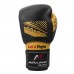 Malino Leather Boxing Gloves Black Golden 12oz