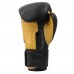 Malino Leather Boxing Gloves Black Golden 12oz