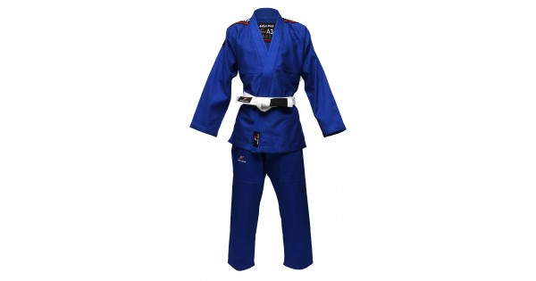 Malino Super Fit Mens BJJ Gi Jiu Jitsu Suit Adult Black White Blue Kimono 