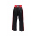 Malino Star Kickboxing Trouser Mix Martial Arts Training Poly Cotton Trouser Black Red