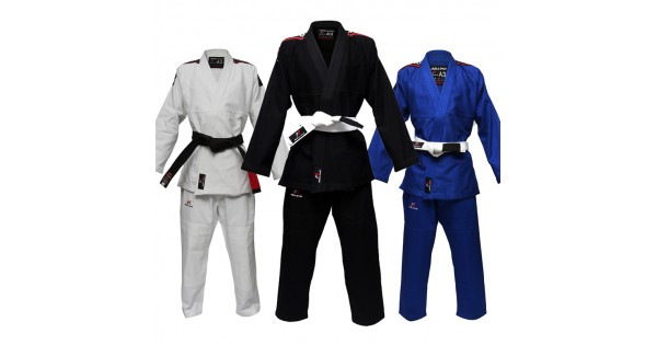 Malino Super Fit BJJ Gi Jiu Jitsu Gi Grappling gi Uniform Kimonos Ultra Light & Durable Trouser & Jacket Pre-shrunk Pearl Weave 100% Cotton Fabric Unisex 