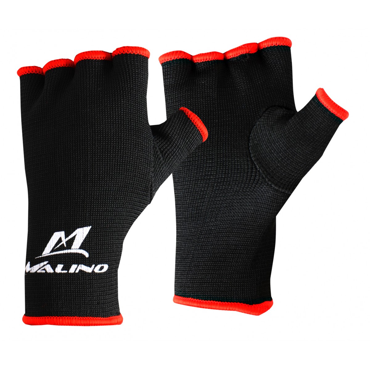 Malino Inner Hand Gloves with Thumbs Black-Red