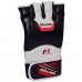 MMA Gloves Half Fingers Mix Martial Arts Gloves White-Black
