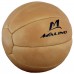 Malino Professional Leather Medicine Ball Brown