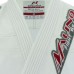 Malino Brazilian Jiu Jitsu Gi Patch White, Pearl Weave 450Gsm