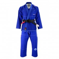 Malino Brazilian Jiu Jitsu Kimono Blue, Preshrunk, Pearl Weave 550Gsm, 