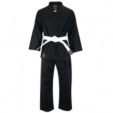 Malino Kids Student Karate Suit Black - 7oz