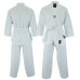 Malino Kids V-Neck Taekwondo Suit White- 7oz