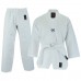 Malino Kids V-Neck Taekwondo Suit White- 7oz