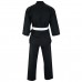 Malino Adult V-Neck Taekwondo Suit Black- 7oz